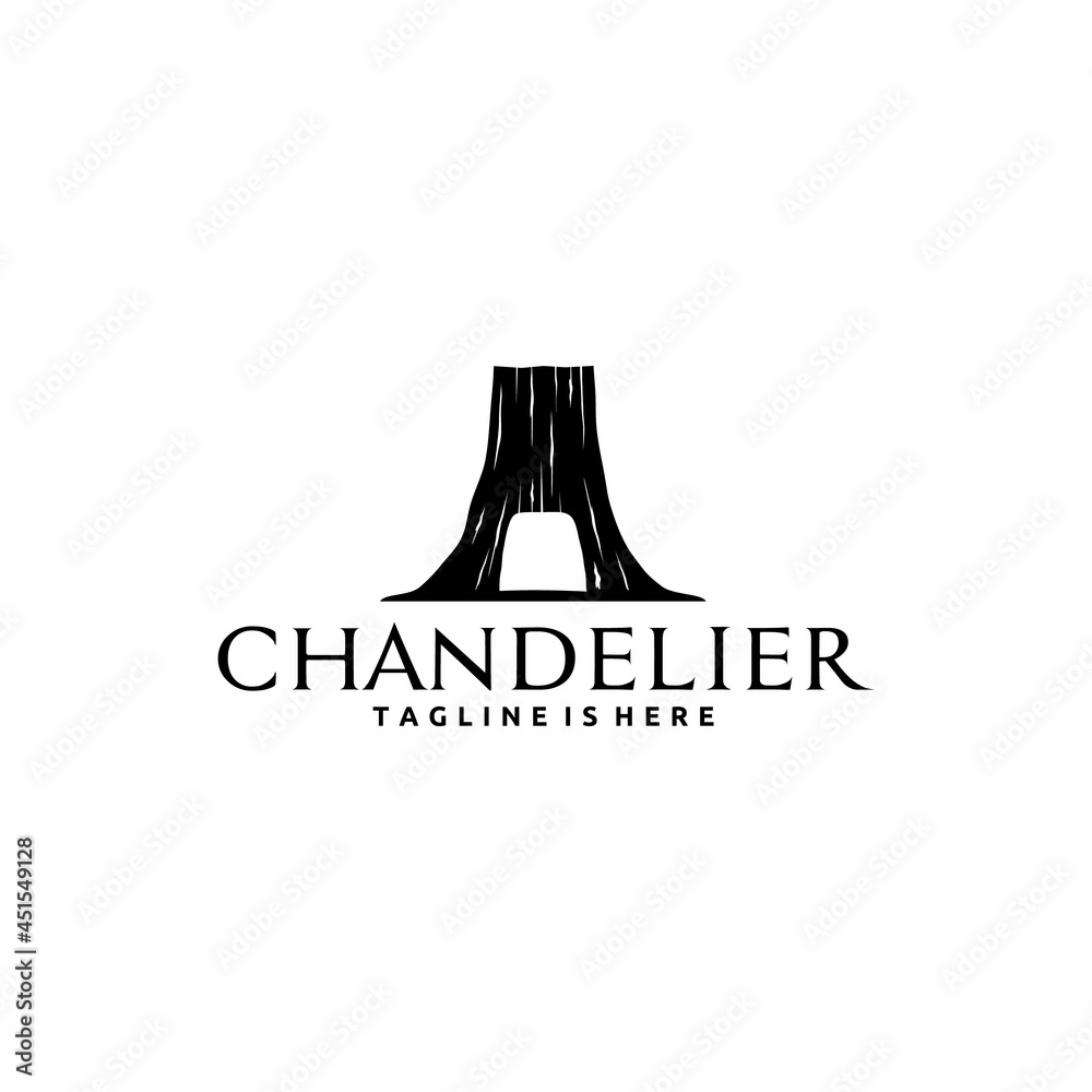 Chandelier Tree Tunnel on Redwood National Park Logo Design Inspiration