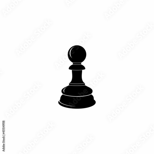 Chess Pawn Isolated on White Background