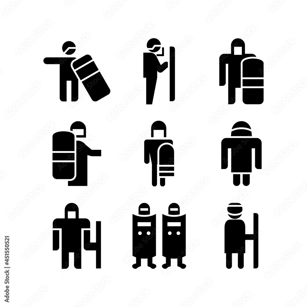 riot police icon or logo isolated sign symbol vector illustration - high quality black style vector icons
riot police icon or logo isolated sign symbol vector illustration - high quality black style vector icons