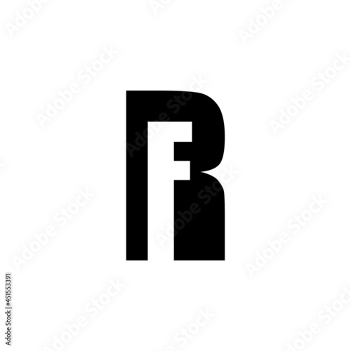 Free Download Letter RF Logo Design Simple Symbols - GFXLoad