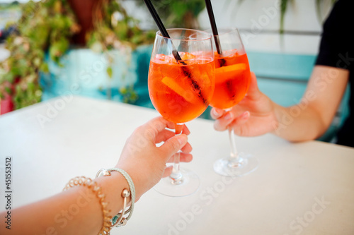 cocktail in the hands