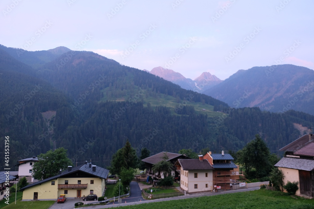 Romantic mountain landscape of Austria
