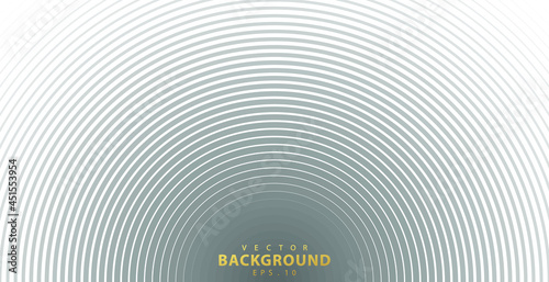 Abstract vector circle halftone black background. Gradient retro line pattern design. Monochrome graphic. Circle for sound wave. vector illustration