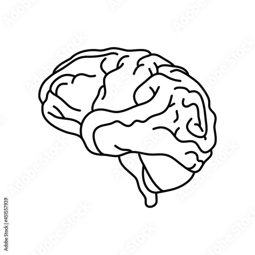 brain vector. for medical, web application.illustration vector eps 10