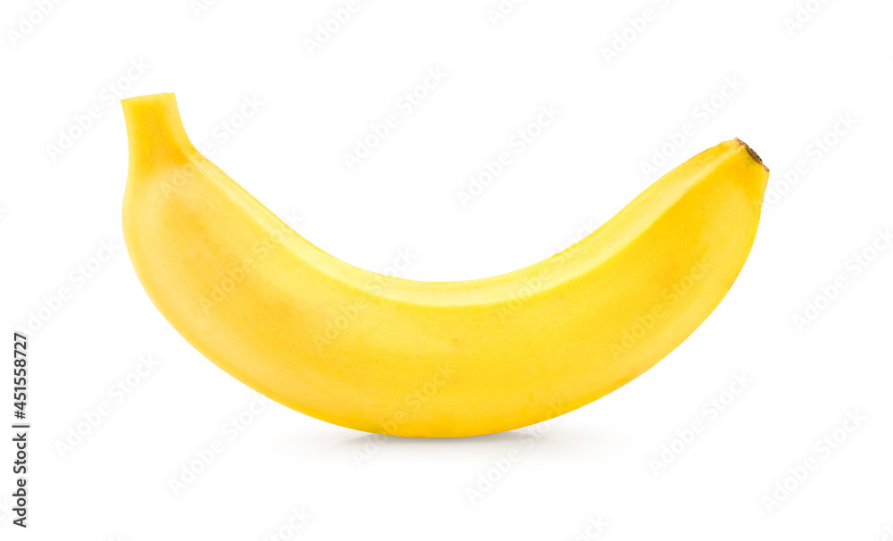 Banana. Ripe banana isolated on white background. Banana. Ripe banana isolated on white background.