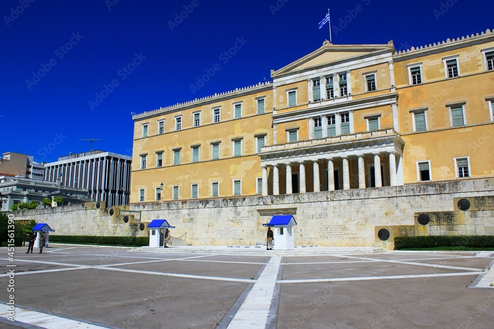 Athens, Greece, June 16 2020 - The Greek Parliament