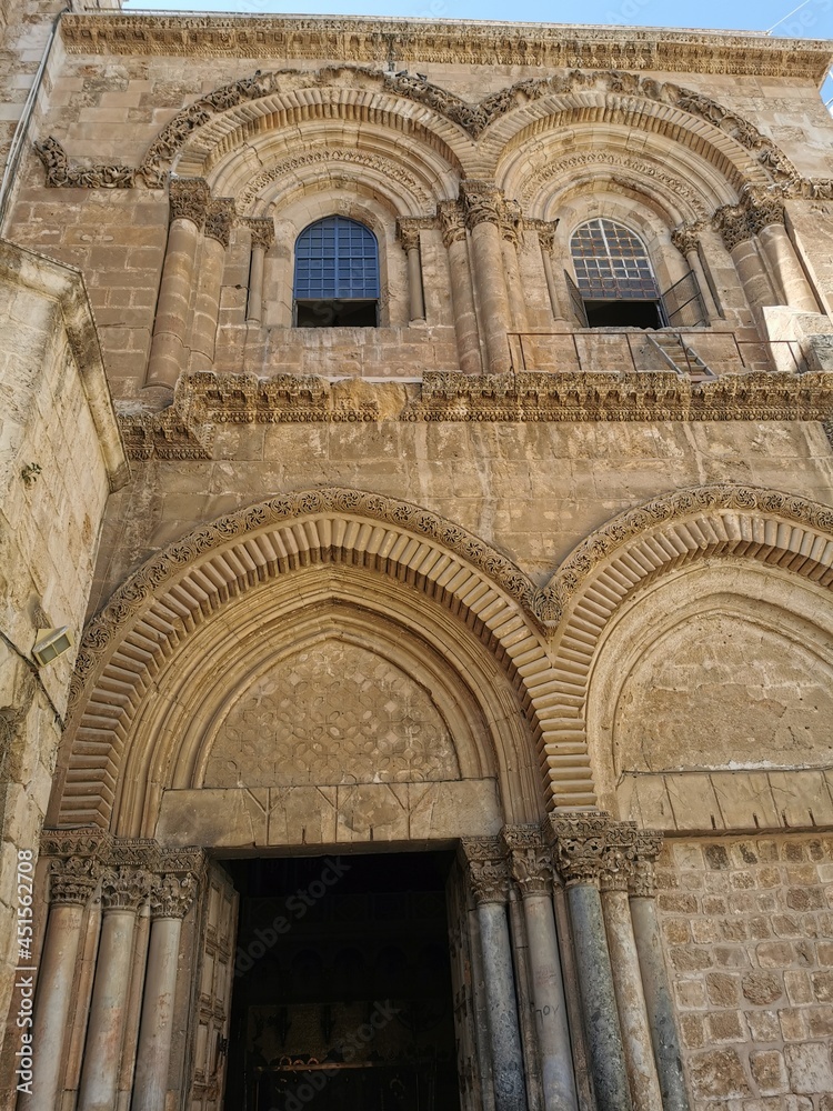 Calvary. Jerusalem. Church of the Holy Sepulcher. 