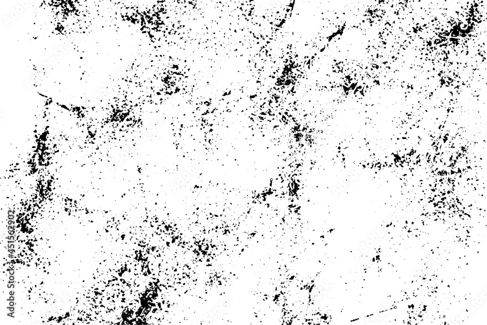 Black and white grunge. Distress overlay texture. Abstract surface dust and rough dirty wall background concept.Abstract grainy background, old painted wall.Grunge Texture Vector