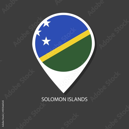 Solomon Islands flag Vector marker with flags. Free Download Solomon Islands flag Vector marker with flags. - GFXLoad