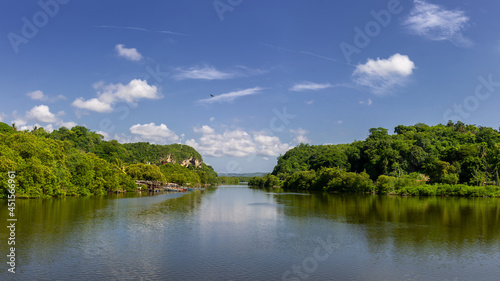 Valle del yumuri matanzas lake in Cuba on a sunny day photo