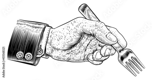 Hand Business Suit Holding ...