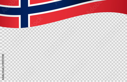 Waving flag of Norway isolated  on png or transparent  background,Symbol of Norway,template for banner,card,advertising ,promote, vector illustration top gold medal sport winner country