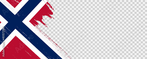 Norway flag with brush paint textured isolated  on png or transparent background,Symbol of Norway,template for banner,promote, design,vector,top gold medal winner sport country