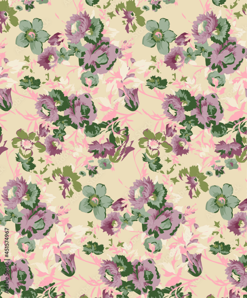 seamless floral pattern seamless floral pattern