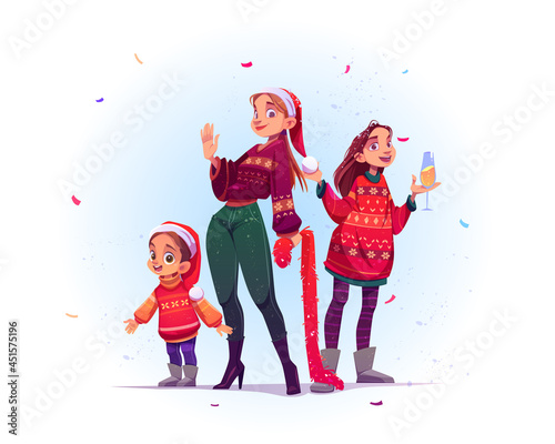 Merry Christmas and Happy New year celebration