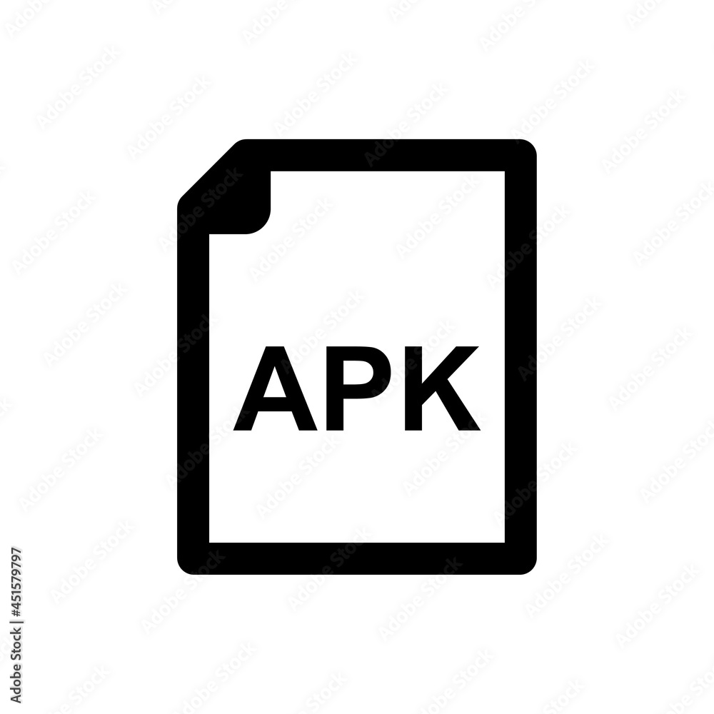 Android file icon Stock Vector | Adobe Stock