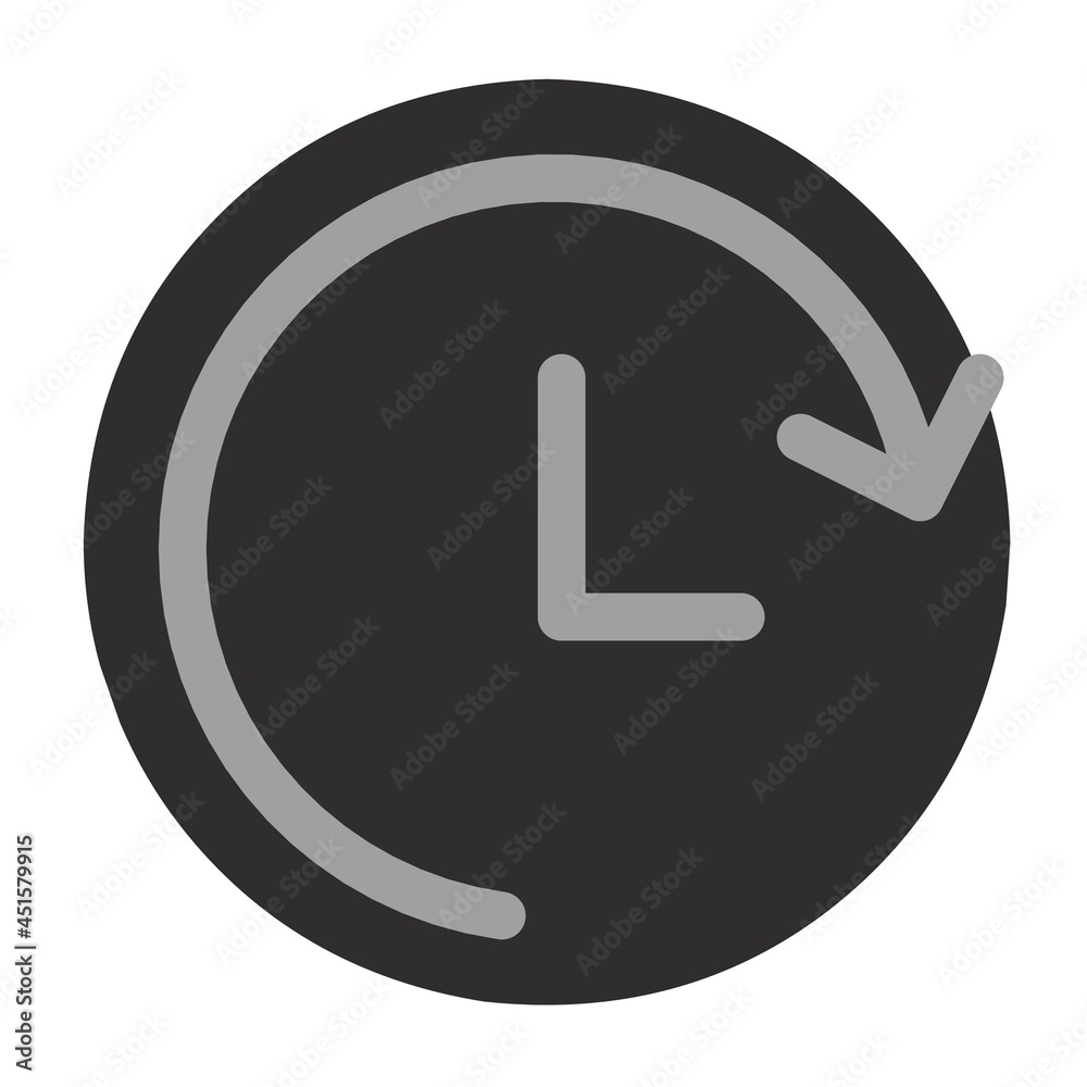 Timer icon vector illustration on white background Timer icon vector illustration on white background