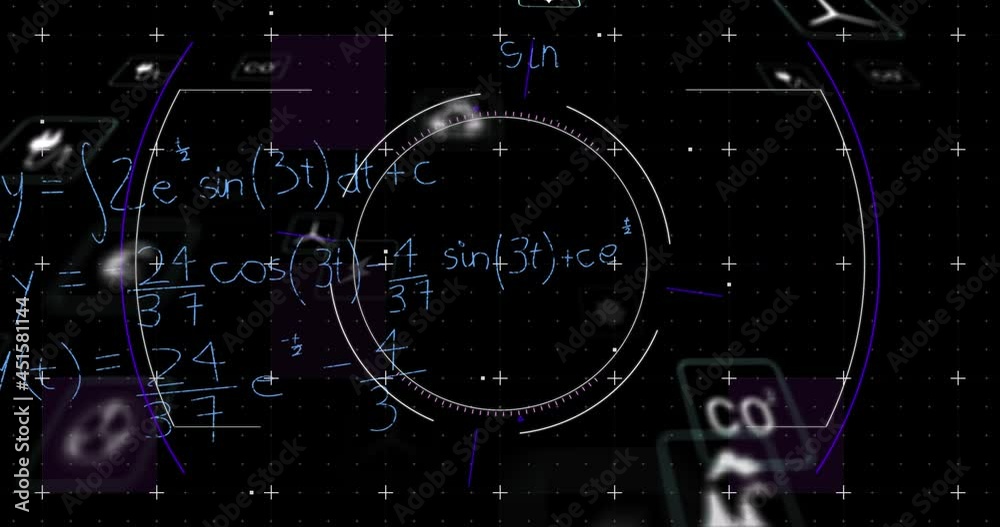 Animation of network of eco and environmentally friendly icons over data processing Animation of network of eco and environmentally friendly icons over data processing