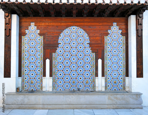 Source for ablutions in the Great Mosque of Granada, Andalusia, Spain photo