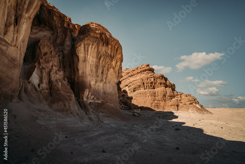 Egypt desert rock cliffs