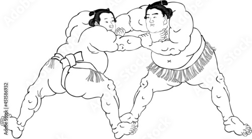 浮世絵　相撲取り　その37
