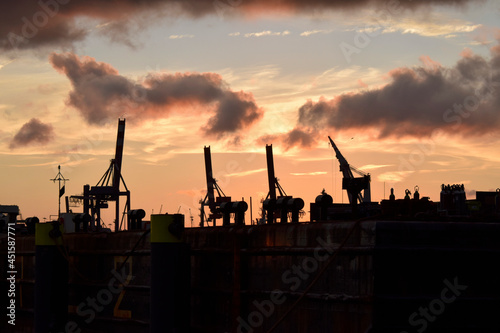 harbour port of Rotterdam
