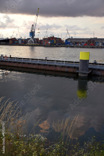 harbour port of Rotterdam