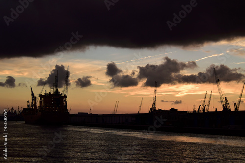harbour port of Rotterdam