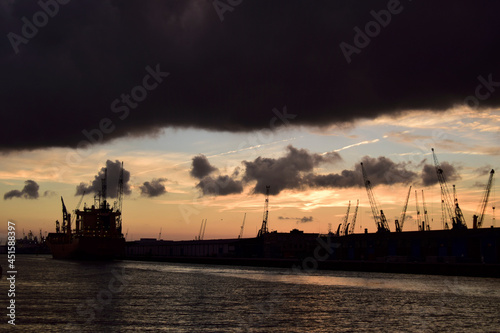harbour port of Rotterdam