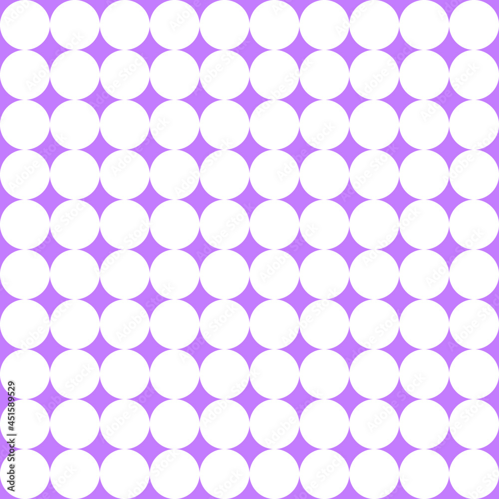 large circles on a purple background