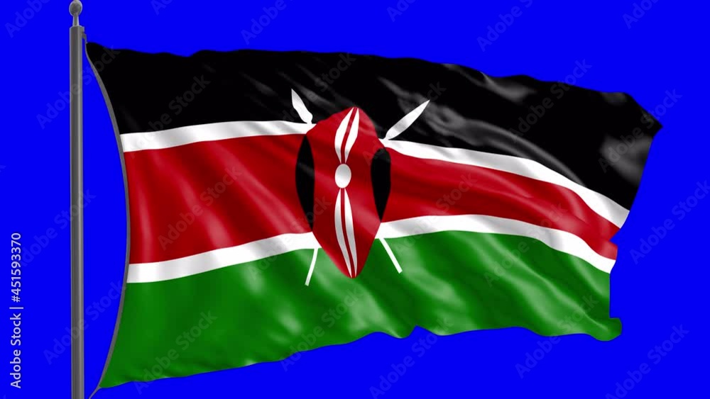 Flag of Kenya with alpha channel.
Flag of Kenya with alpha channel.