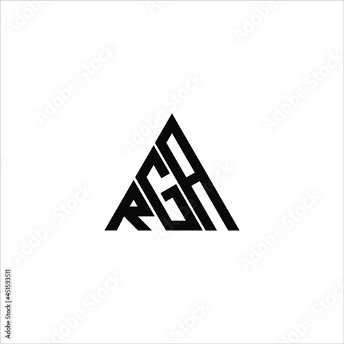 RGA letter logo creative design. RGA unique design
 photo