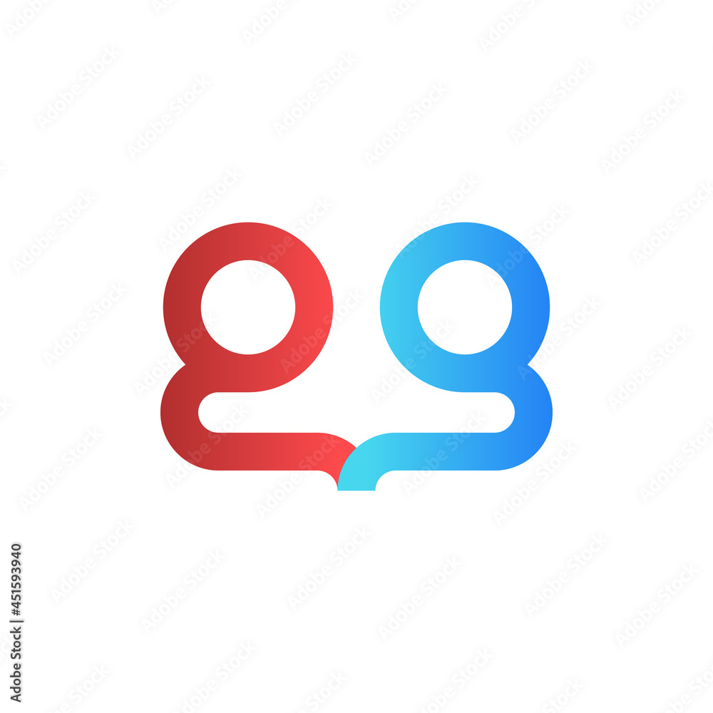 abstract logo, letter g b, for communication business abstract logo, letter g b, for communication business