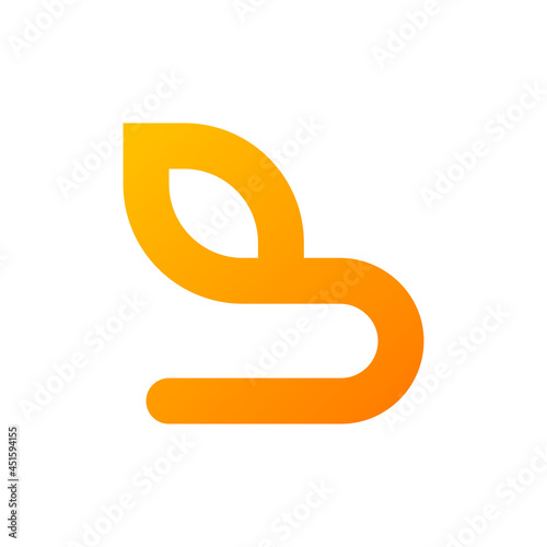 Abstract Letter B Logo,  Usable for Business and Healthcare Medical Logos