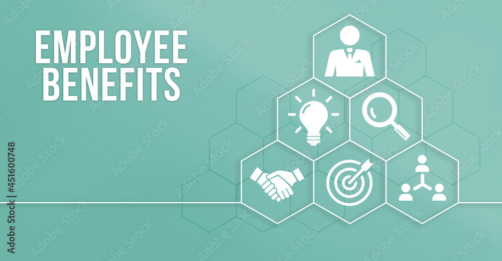 Internet, business, Technology and network concept. Shows the inscription: EMPLOYEE BENEFITS Internet, business, Technology and network concept. Shows the inscription: EMPLOYEE BENEFITS