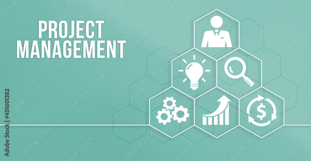 Internet, business, Technology and network concept. Project management concept