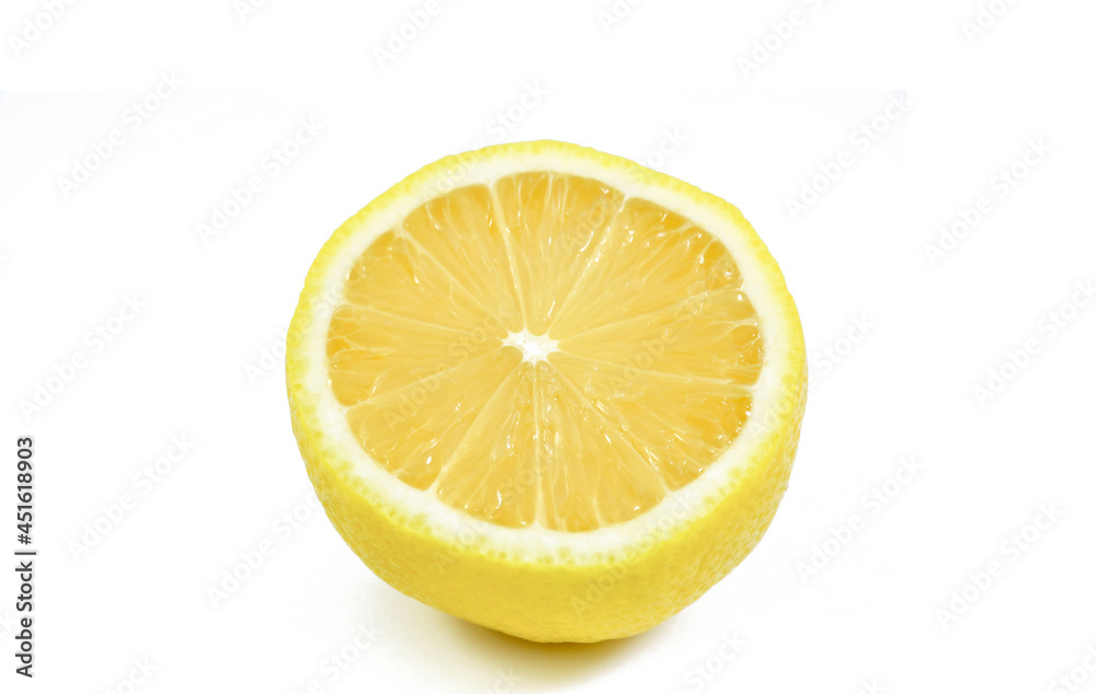 lemon slice isolated on a white background with clipping path. lemon slice isolated on a white background with clipping path.