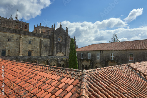 southern view of the cathedral from the roofs of the cloister