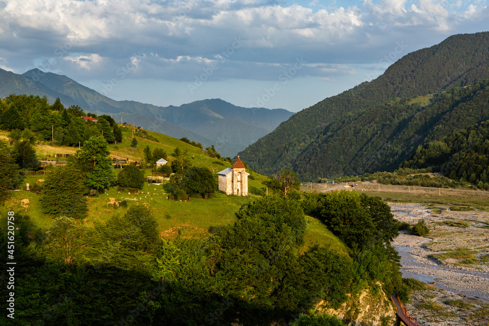 A beautiful landscape photography with Caucasus Mountains in Georgia. A beautiful landscape photography with Caucasus Mountains in Georgia.