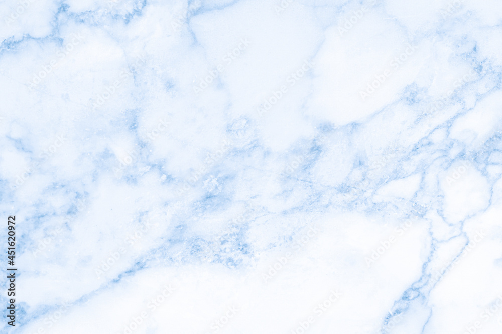 Obraz premium Marble granite blue background wall surface white pattern graphic abstract light elegant gray for do floor ceramic counter texture stone slab smooth tile silver natural for interior decoration.