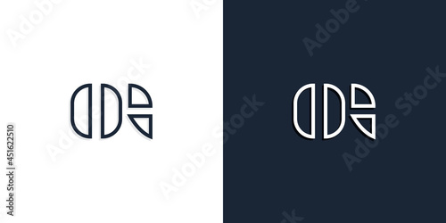 Abstract line art initial letters OG logo.