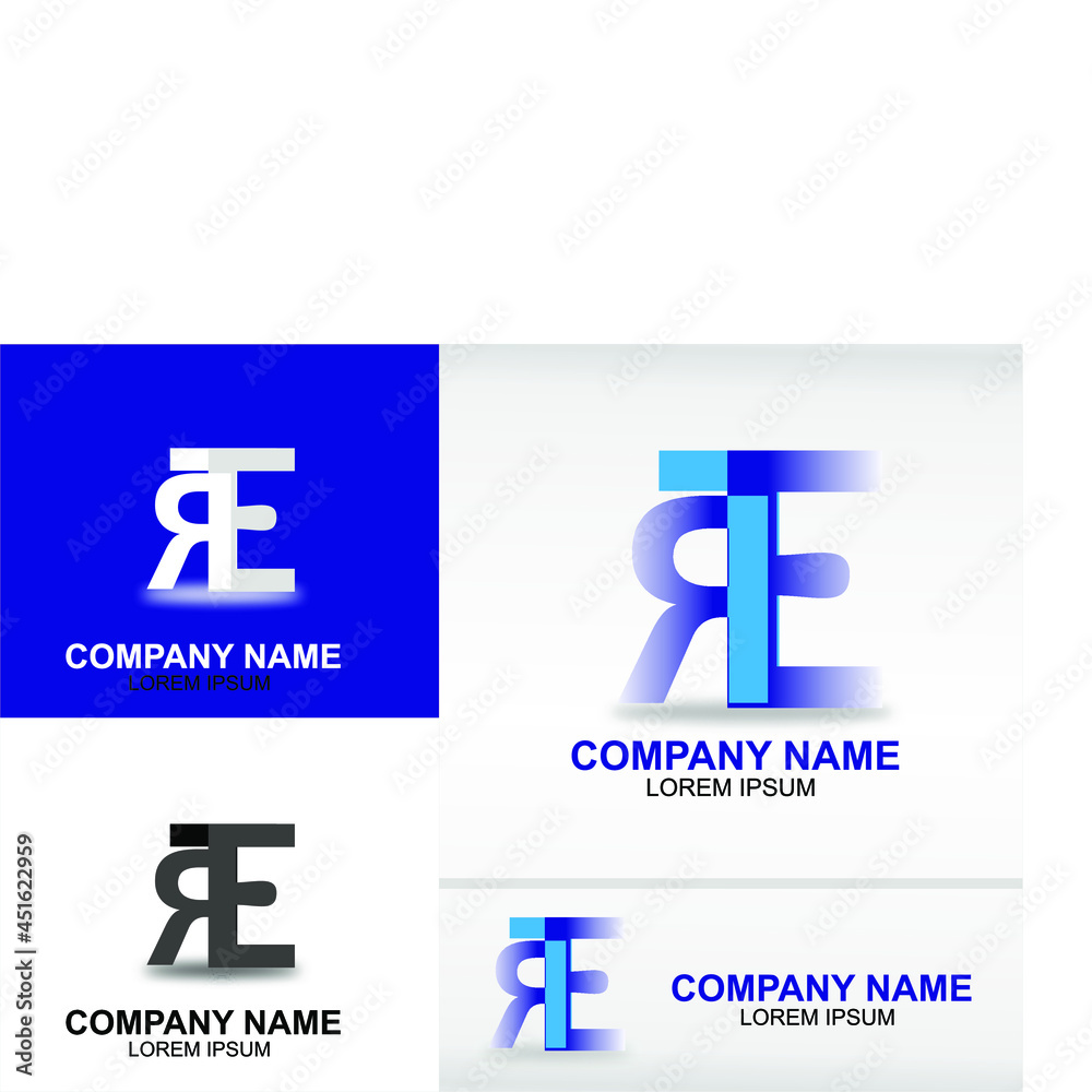 vector logo text FREE, swoosh horizon logo overlapping motion corporate design inspiration in blue and black color vector vector logo text FREE, swoosh horizon logo overlapping motion corporate design inspiration in blue and black color vector