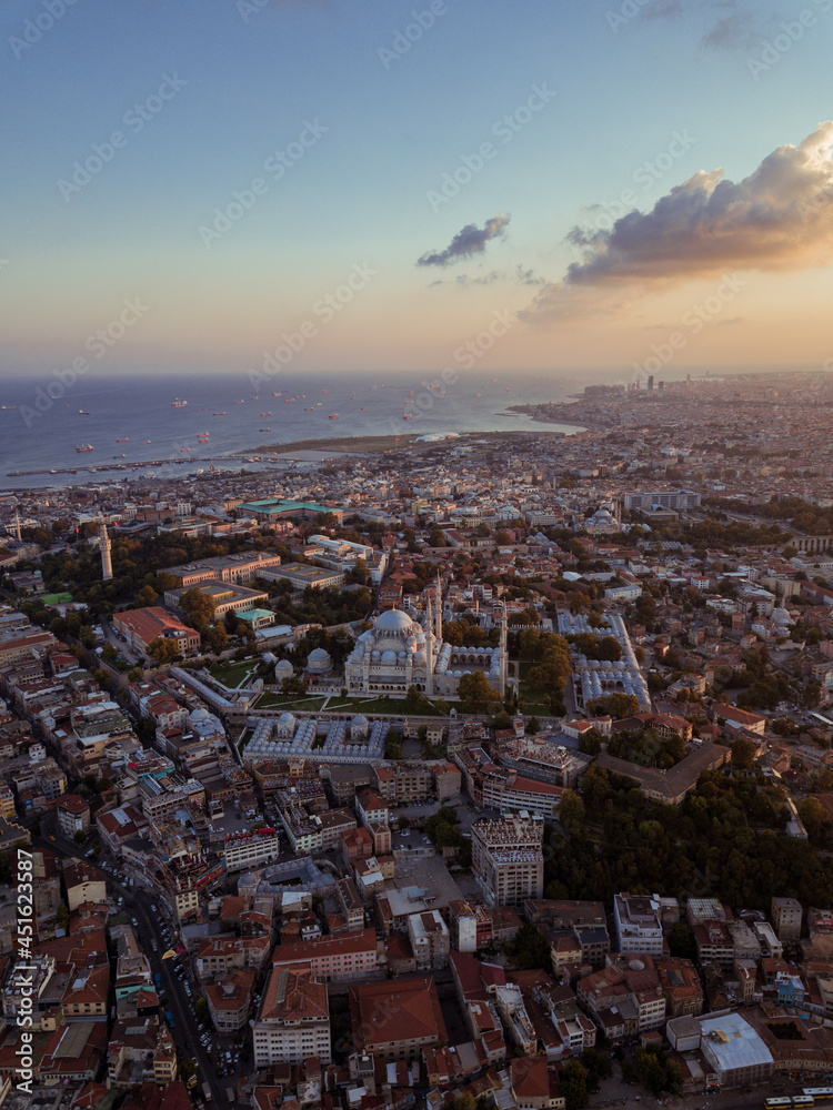 Aerial view of Istanbul