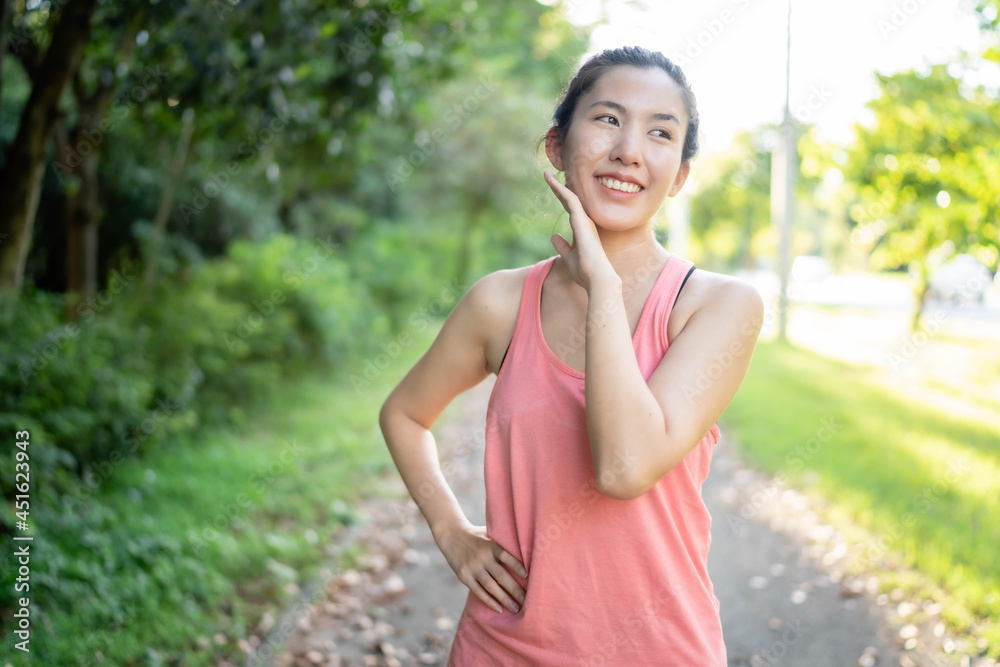 Asian women exercise at the park, use the equipment to exercise and stay fit, healthy and in good shape. Asian women exercise at the park, use the equipment to exercise and stay fit, healthy and in good shape.