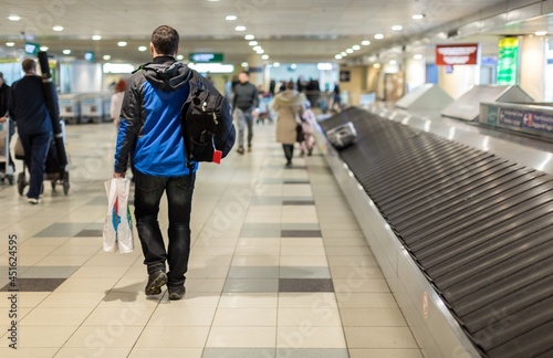 People Walking in Airport