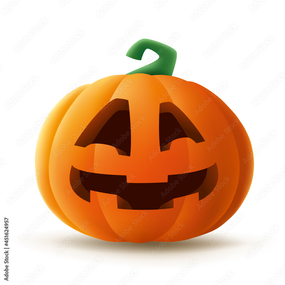 Jack O Lantern. Halloween pumpkin with funny face expression. Isolated. Jack O Lantern. Halloween pumpkin with funny face expression. Isolated.