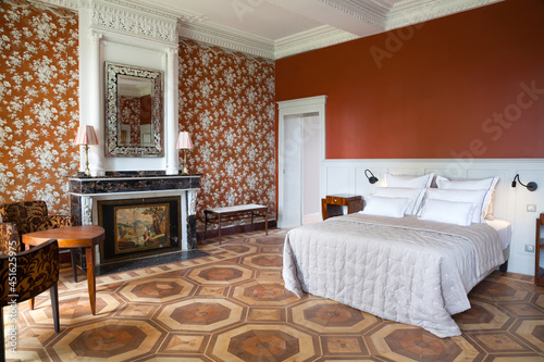 Obraz na płótnie ANCIENNE CHAMBRE FRANÇAISE LUXUEUSE w salonie