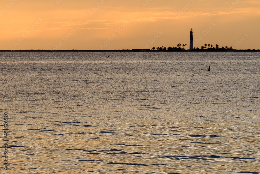 Sunset on the Loggerhead Key Lighthouse in the Dry Tortugas Sunset on the Loggerhead Key Lighthouse in the Dry Tortugas