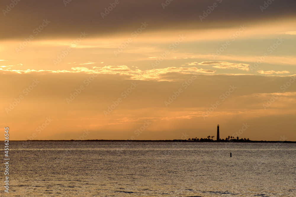 Sunset on the Loggerhead Key Lighthouse in the Dry Tortugas