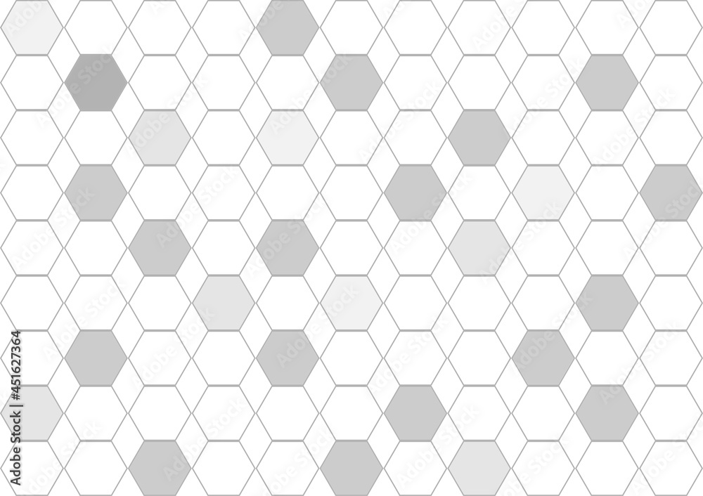 Geometric abstract background with white hexagons or polygon. Structure and communication. Science, technology concept. Vector illustration Geometric abstract background with white hexagons or polygon. Structure and communication. Science, technology concept. Vector illustration